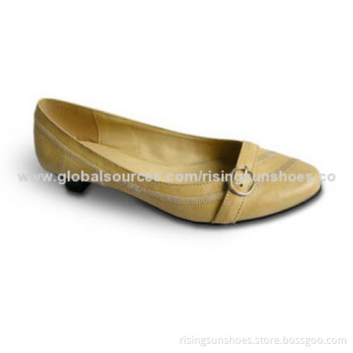 Women's Flat Casual Shoes with TPR Outsole and PU Upper, Suitable for Office and Casual EventsNew